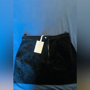 Urban Renewal Black Vintage Suede Skirt S/M